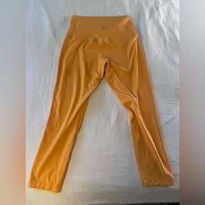 Autumn Yellow Lululemon Leggings (Sz 8)